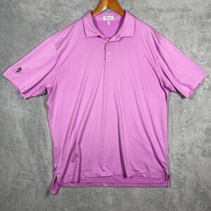 Peter Millar Summer Comfort Crown Sport Men's Solid Stretch Jersey Polo XXL